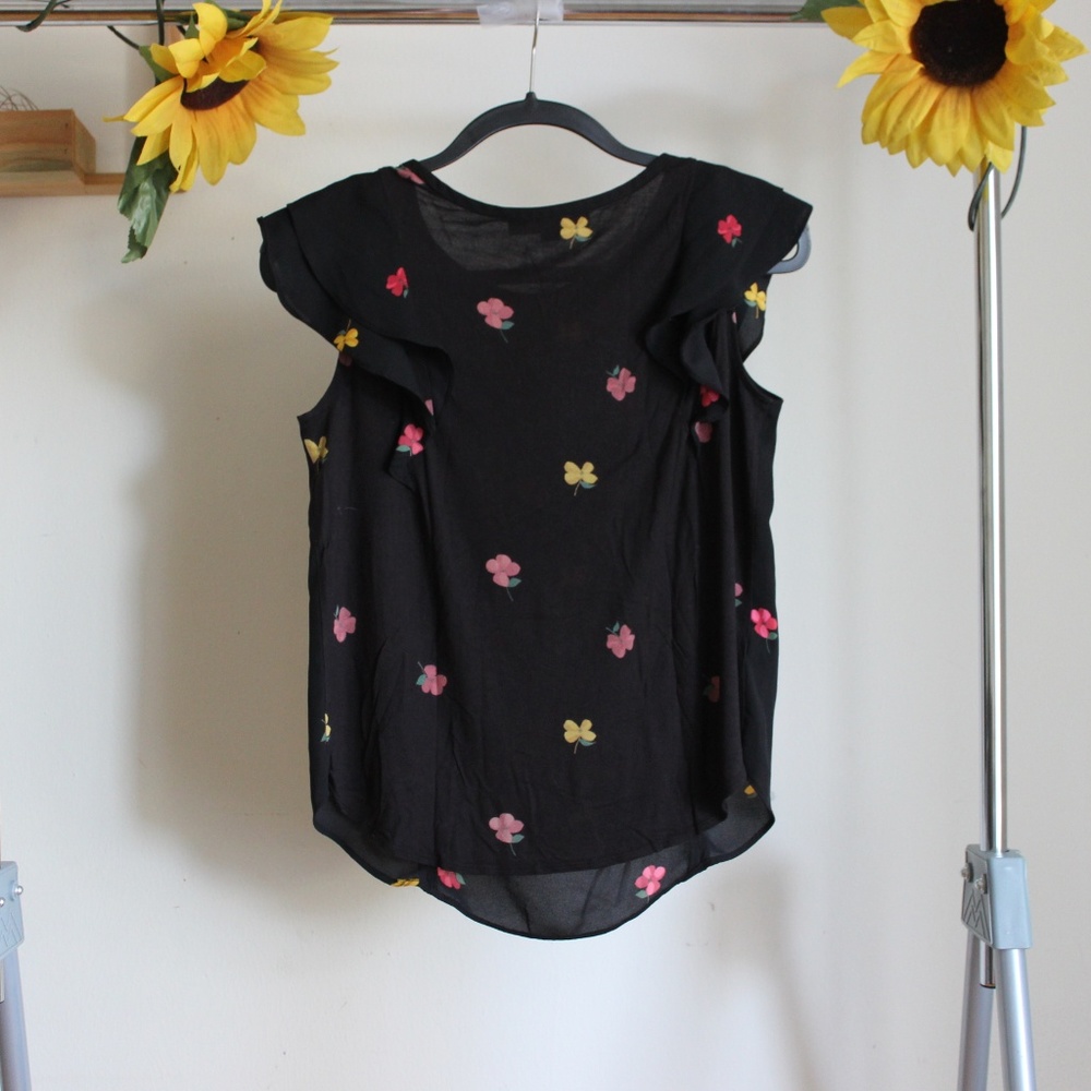 LOFT Ruffle Blouse - Picture 3 of 3